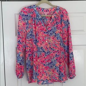 Lilly Pulitzer Elsa Silk Top